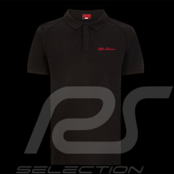 Alfa Romeo Polo Shirt Logo Classic Black AR2101BK - men
