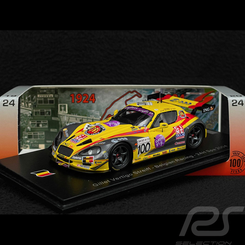 Gillet Vertigo Streiff n° 100 24h Spa 2004 1/43 Spark 100SPA18