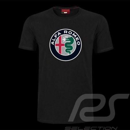 T-shirt Alfa Romeo Logo Noir AR2007BK - Homme