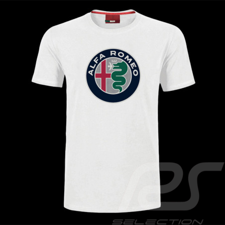 T-shirt Alfa Romeo Logo Blanc AR2007WH - Homme