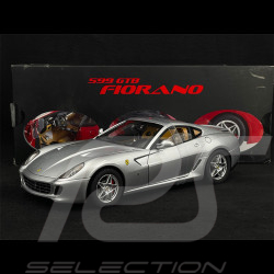 Ferrari 599 GTB Fiorano 2007 Gris Grigio Ingrid 1/18 Hot Wheels J2918