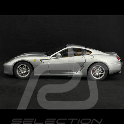 Ferrari 599 GTB Fiorano 2007 Gris Grigio Ingrid 1/18 Hot Wheels J2918