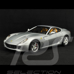 Ferrari 599 GTB Fiorano 2007 Gris Grigio Ingrid 1/18 Hot Wheels J2918