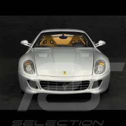 Ferrari 599 GTB Fiorano 2007 Gris Grigio Ingrid 1/18 Hot Wheels J2918
