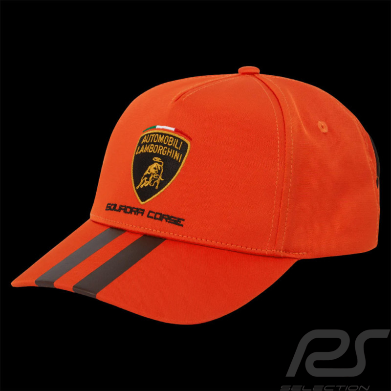 Lamborghini Cap Squadra Corse Orange / Schwarz LB18CAP2OR - Unisex