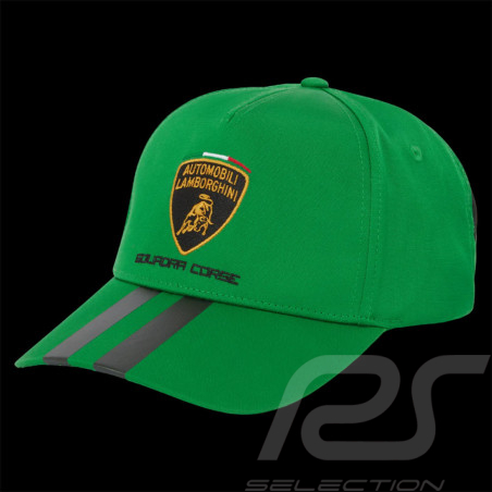 Casquette Lamborghini Squadra Corse Vert / Noir LB18CAP2GR - Mixte