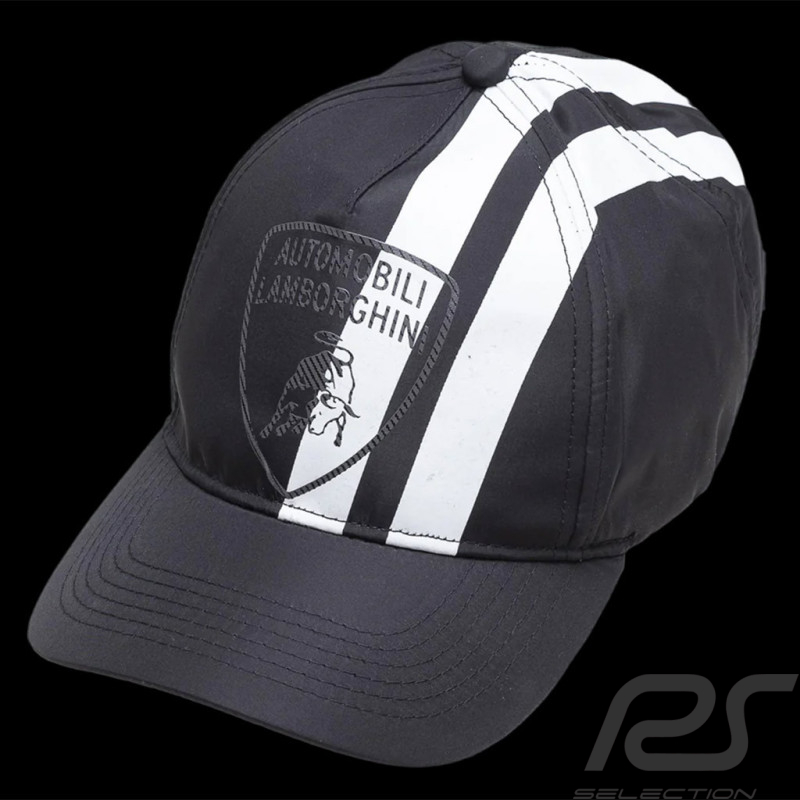 Casquette Lamborghini White Stripes Noir / Blanc E8XVBKW0 - Mixte