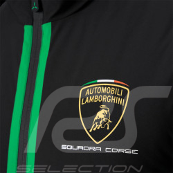 Lamborghini Jacke Armellose Squadra Corse Schwarz / Grün LB18G1M - Herren
