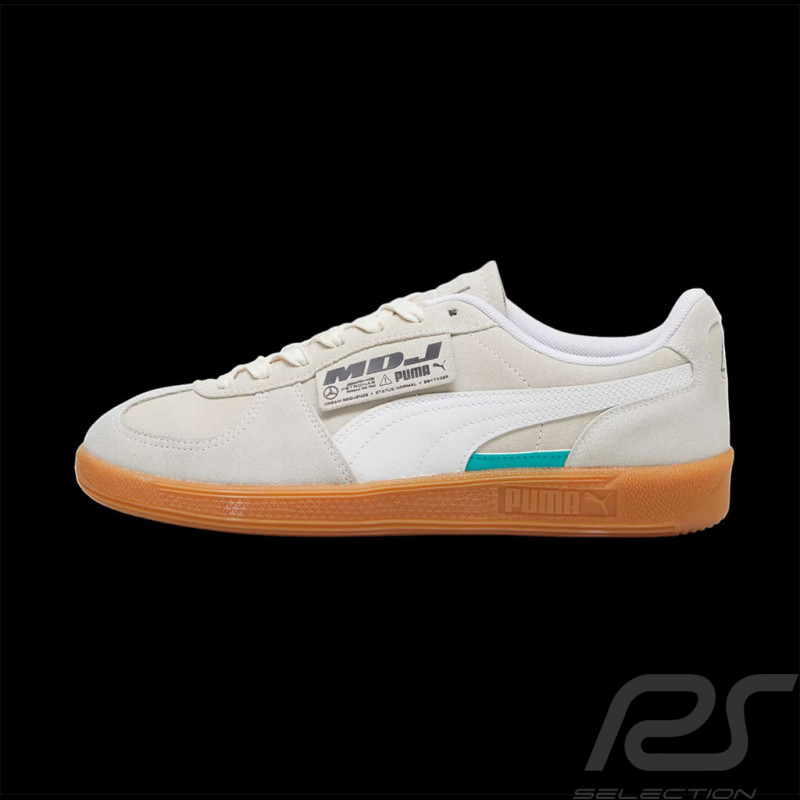 Chaussure Mercedes AMG Petronas Palermo X MDJ Puma F1 Team Beige 308479-01 - mixte