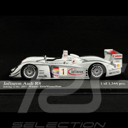 Audi R8 Infineon n° 1 Vainqueur 12h Sebring 2003 1/43 Minichamps 400031391