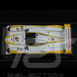 Audi R8 n°25 Vainqueur 1000km Spa-Francorchamps 2003 1/43 Minichamps 400031325