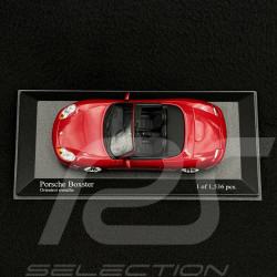 Porsche Boxster Type 986 2002 Rouge Orient Métallique 1/43 Minichamps 400062031