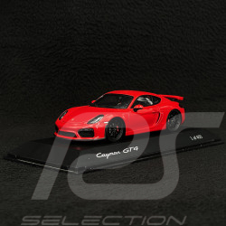 Porsche Cayman GT4 Type 981 2015 Metallic Indischrot 1/43 Spark MAP02021116