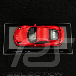 Porsche Cayman GT4 Type 981 2015 Rouge Indien Métallique 1/43 Spark MAP02021116