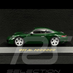 Porsche 911 type 991 Carrera S N ° 1 million 1000000 Irischgrün 1/43 Spark WAP0209100H