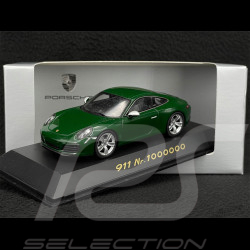 Porsche 911 type 991 Carrera S N ° 1 million 1000000 Irischgrün 1/43 Spark WAP0209100H