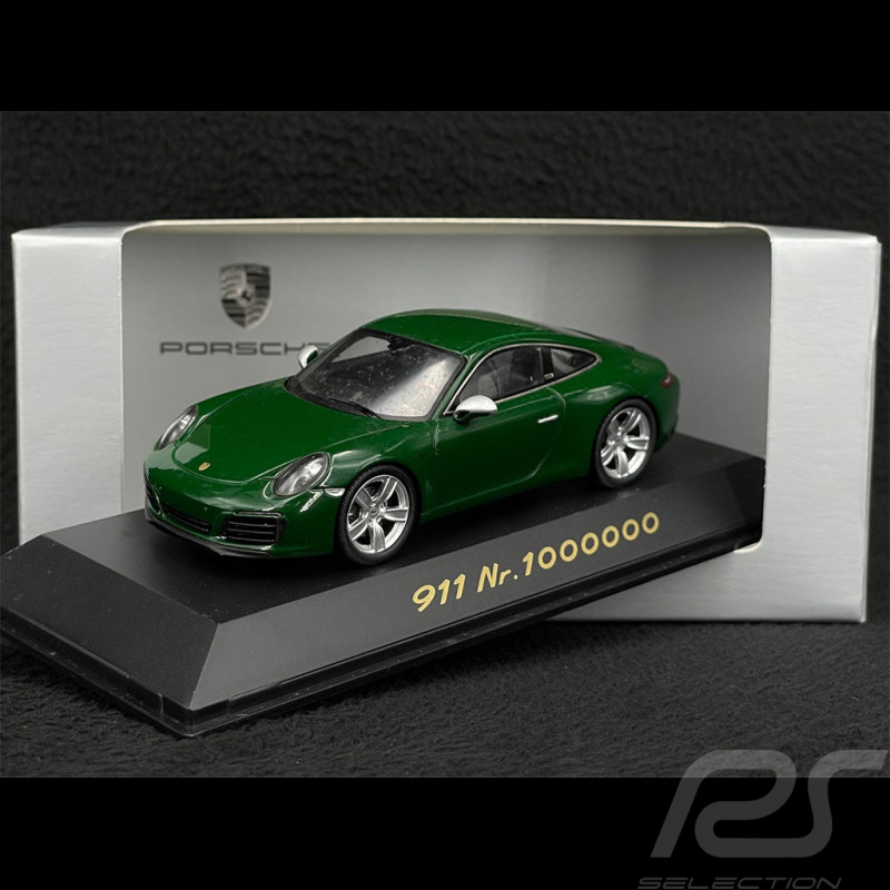 Porsche 911 type 991 Carrera S N ° 1 million 1000000 vert Irlandais 1/43 Spark WAP0209100H