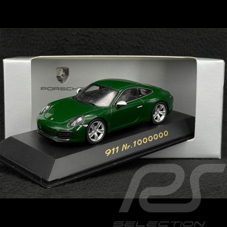 Porsche 911 type 991 Carrera S N ° 1 million 1000000 Irischgrün 1/43 Spark WAP0209100H