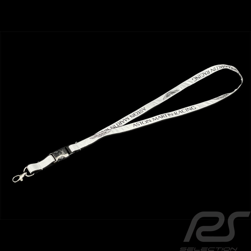 Aston Martin Schlüsselanhänger Racing F1 Team Alonso Stroll Weiß