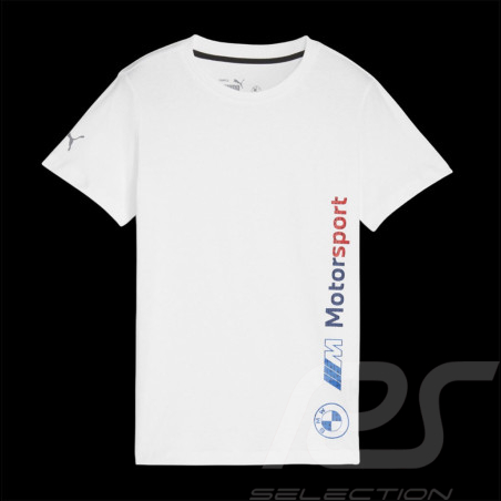T-shirt BMW Motorsport Puma Logo Blanc 624199-02 - enfant