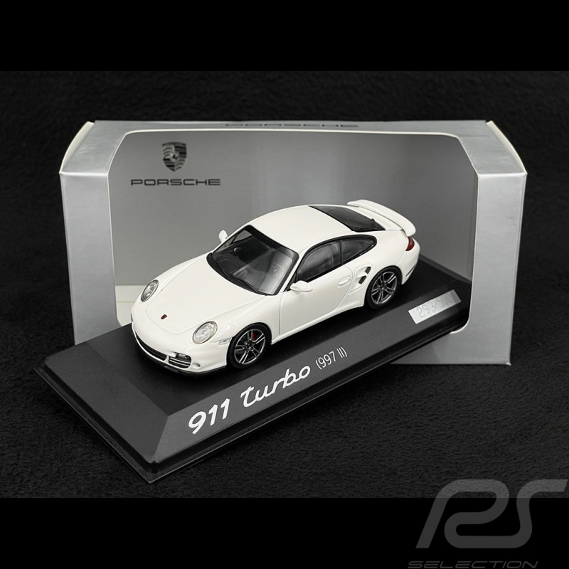 Porsche 911 turbo type 997 2010 Blanc Glacier 1/43 Minichamps WAP0205070AVKK