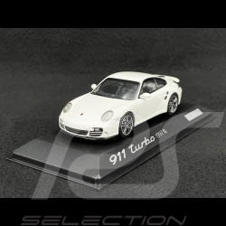 Porsche 911 turbo type 997 2010 White Glacier 1/43 Minichamps WAP0205070AVKK