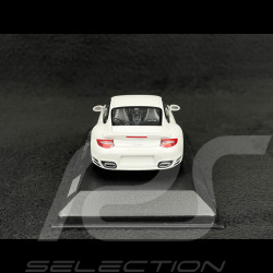Porsche 911 turbo type 997 2010 White Glacier 1/43 Minichamps WAP0205070AVKK