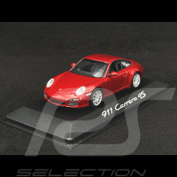 Porsche 911 Carrera 4S type 997 2009 Rubinrote 1/43 Minichamps WAP02001718