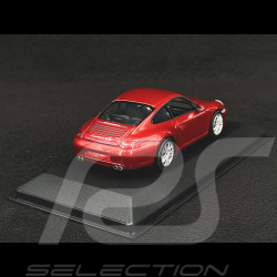 Porsche 911 Carrera 4S type 997 2009 Red Ruby 1/43 Minichamps WAP02001718