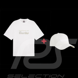 Duo Porsche T-shirt + Porsche Cap Turbo Puma Ivory