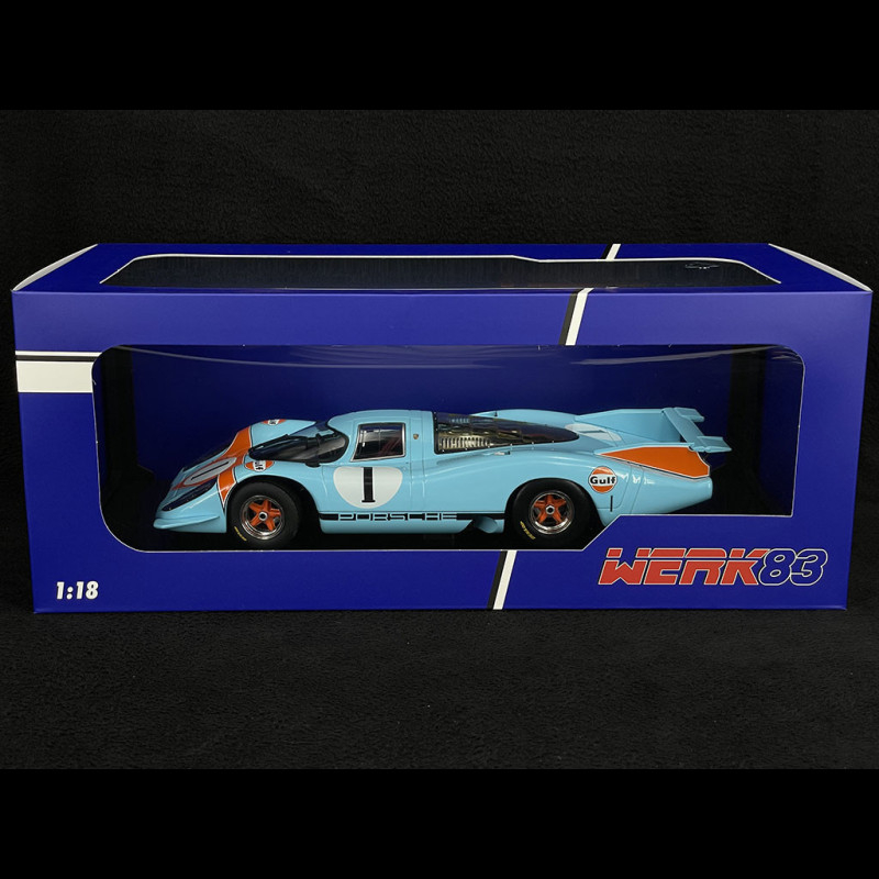 Porsche 917 LH #1 Gulf Salon 'Gulf' 1:43 S1898 SPARK diecast model car