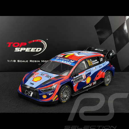 Thierry Neuville Hyundai i20 Rally1 n° 11 3. Rallye Monte Carlo 2023 WRC 1/18 Top Speed TS0545