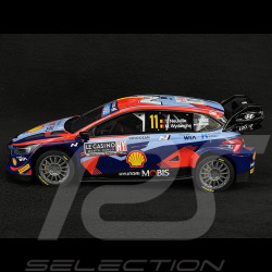 Thierry Neuville Hyundai i20 Rally1 n° 11 3rd Rallye Monte Carlo 2023 WRC 1/18 Top Speed TS0545