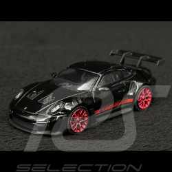 Porsche 911 GT3 RS Type 992 2022 Schwarz / Rote Streifen 1/64 Mini GT MGT00681-L
