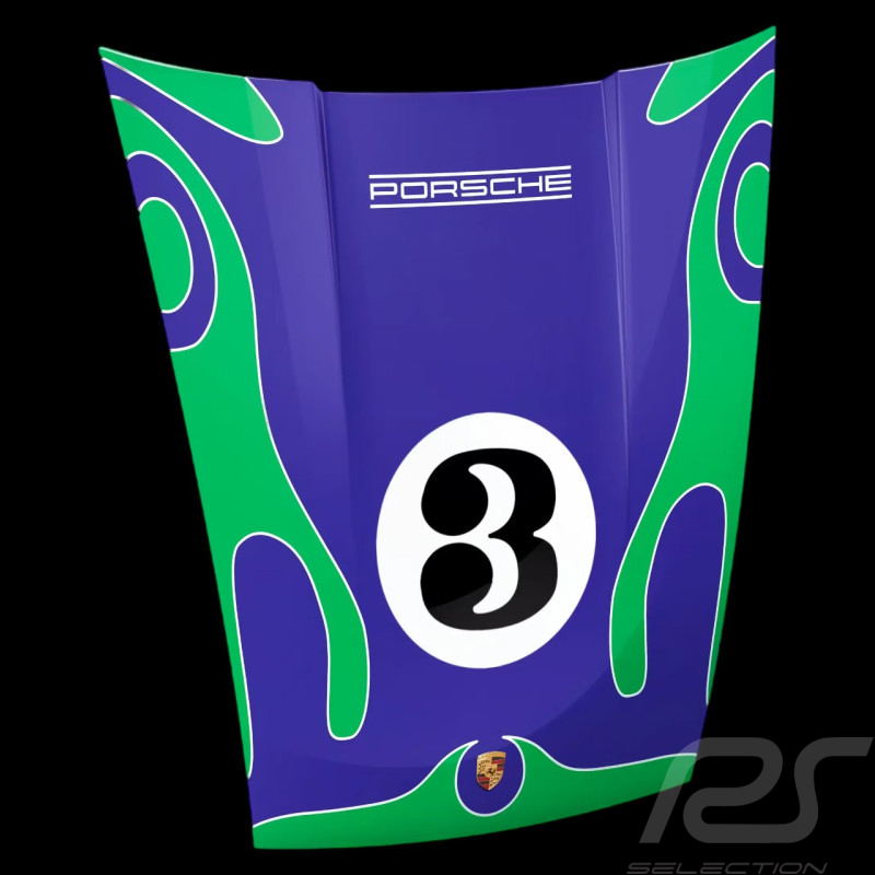 Capot Porsche 911 original Décoration murale Design 917 Martini Psychédélique WAP0503020S0MR