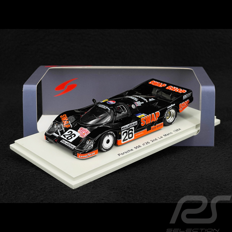 Porsche 956 n°26 Deuxième Le Mans 1984 n°26 T-Bird Swap Shop 1/43 Spark 9580006941718