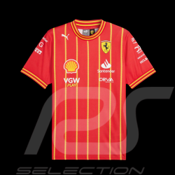 Ferrari T-shirt F1 Team Charles Leclerc Soccer Rot 7012279950-001 - unisex