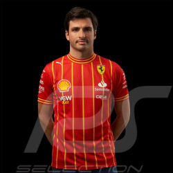 Ferrari T-shirt F1 Team Carlos Sainz N° 55 Soccer Rot 7012279950-002 - unisex