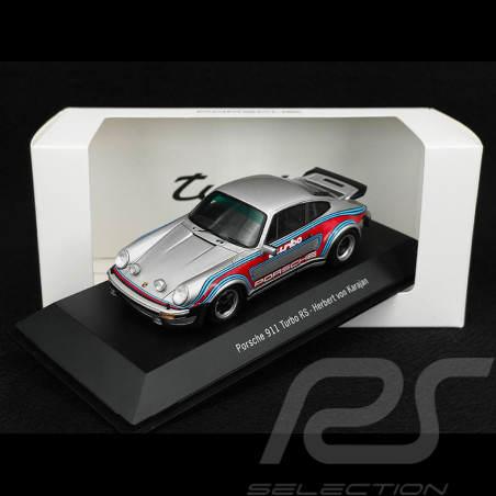 Porsche 911 turbo RS 1974 Von Karajan bandes Martini 1/43 Spark MAP02061314