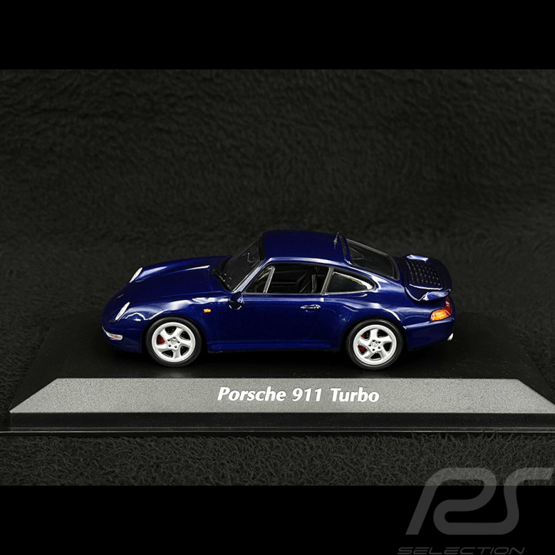 Porsche 911 typ 993 Turbo 1993 midnightblau metallic 1/43 Minichamps 940069201