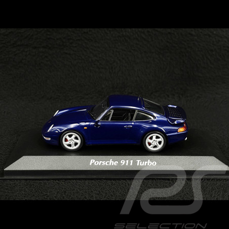 Porsche 911 type 993 Turbo 1993 midnight blue metallic 1/43