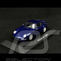 Porsche 911 type 993 Turbo 1993 midnight blue metallic  1/43 Minichamps 940069201