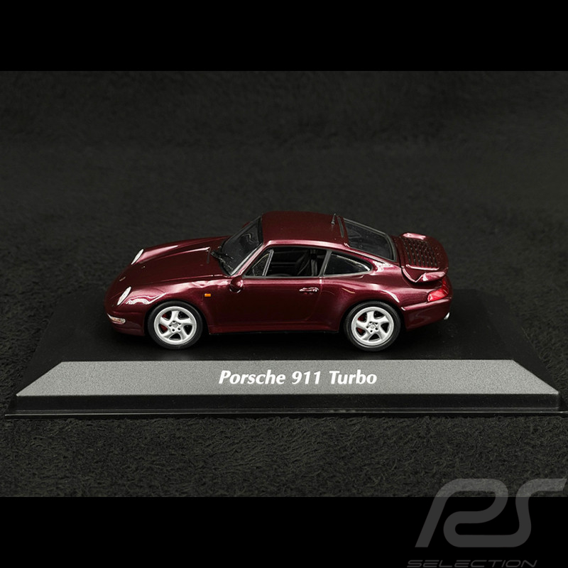 Porsche 911 type 993 Turbo 1993 arena red metallic 1/43 Minichamps 940069200