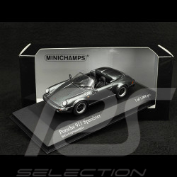 Porsche 911 Speedster 1988 gris ardoise métallique 1/43 Minichamps 430066135