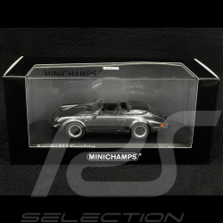 Porsche 911 Speedster 1988 gris ardoise métallique 1/43 Minichamps 430066135