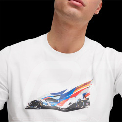 BMW T-shirt Motorsport Hybrid V8 N°25 Puma White 627467-002 - men