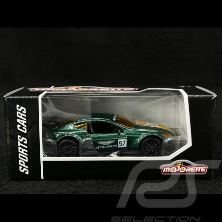 Aston-Martin Vantage GT8 n° 57 Racing Sports Premium Showbox Green / Gold 1/59 Majorette 212052793STB
