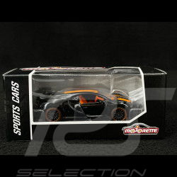 Bugatti Chiron Pur Sport Racing Sports Premium Showbox Black / Orange 1/59 Majorette 212052793STB