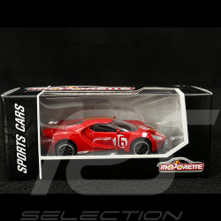 Ford GT n° 16 Racing Sports Premium Showbox Red 1/59 Majorette 212052793STB