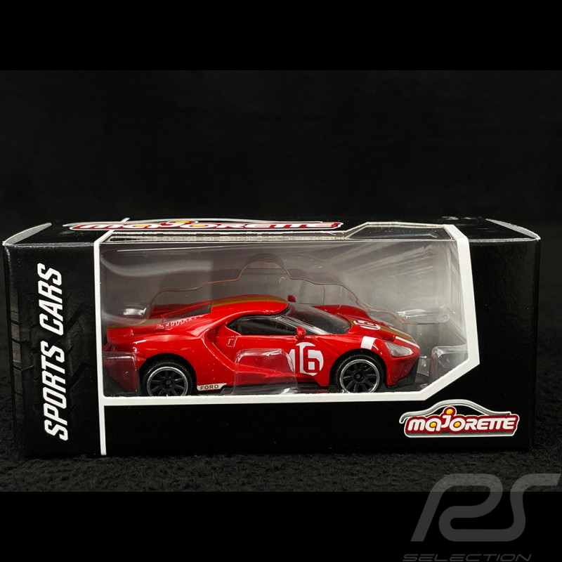 Ford GT n° 16 Racing Sports Premium Showbox Rouge 1/59 Majorette 212052793STB